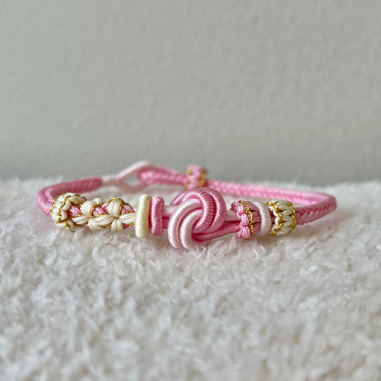 Blush Harmony Knot Bracelet