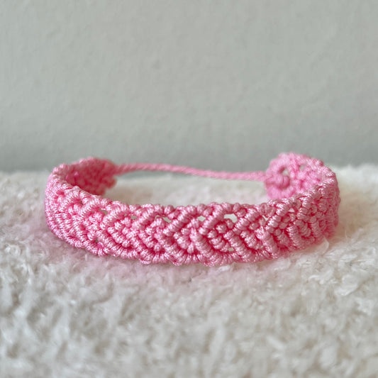 Blush Diamond Weave Bracelet